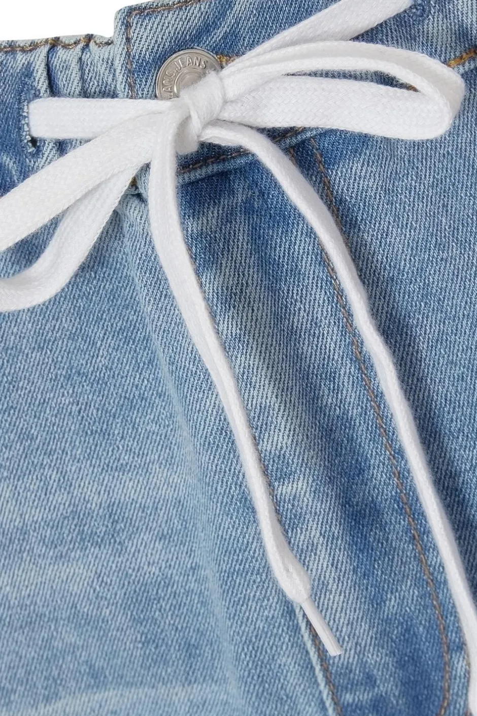 Quiz Denim Drawstring Waist Jeans Discount