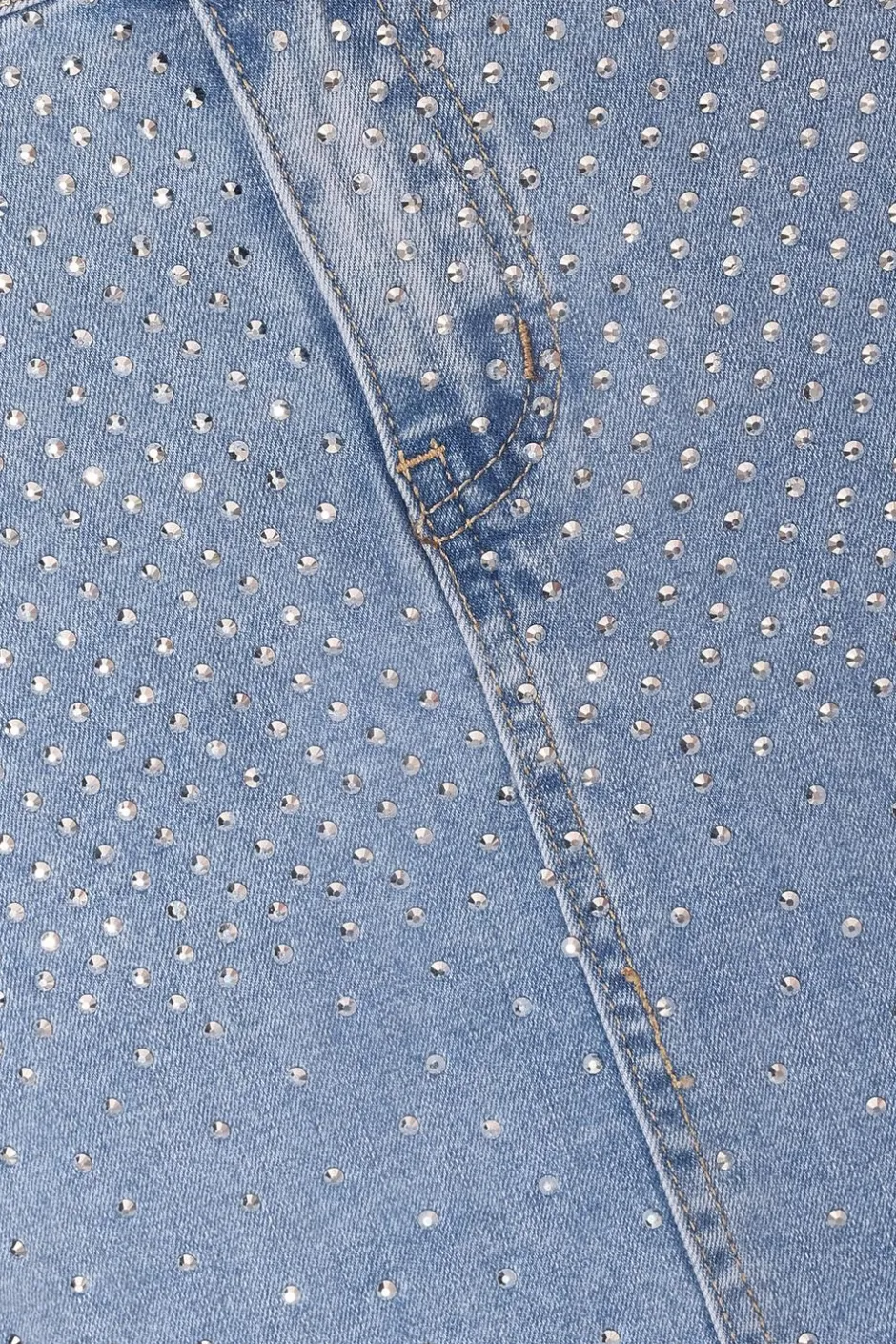 Quiz Denim Embellished Mini Skirt Best