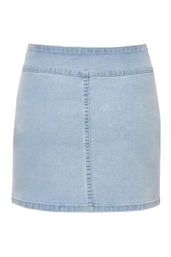 Quiz Denim Embellished Skirt Hot