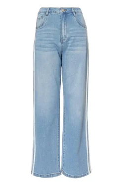 Quiz Denim Striped Side Jeans Online