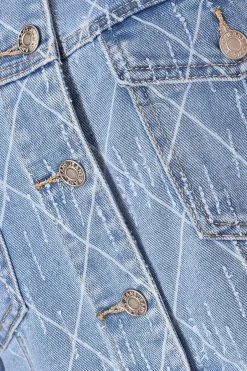 Quiz Denim Textured Jacket Best