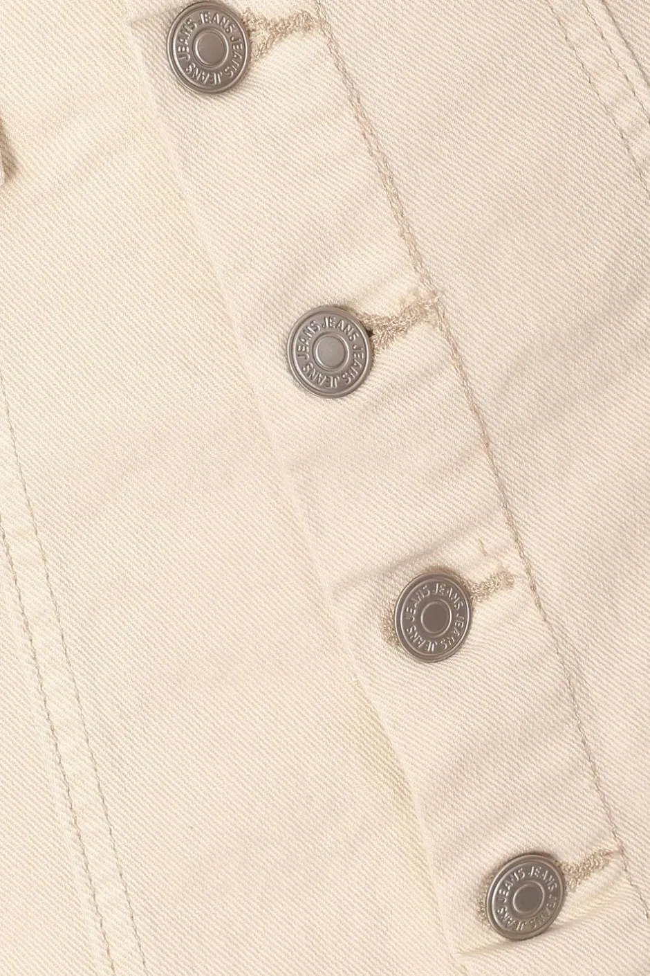 Quiz Denim Button Front Skort Ecru Best