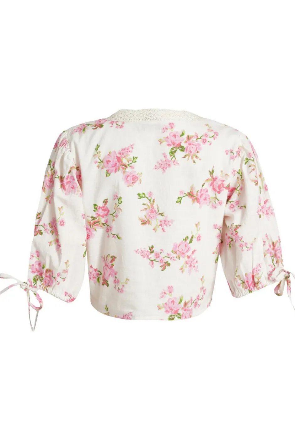 Quiz Floral Lace Crop Top Sale