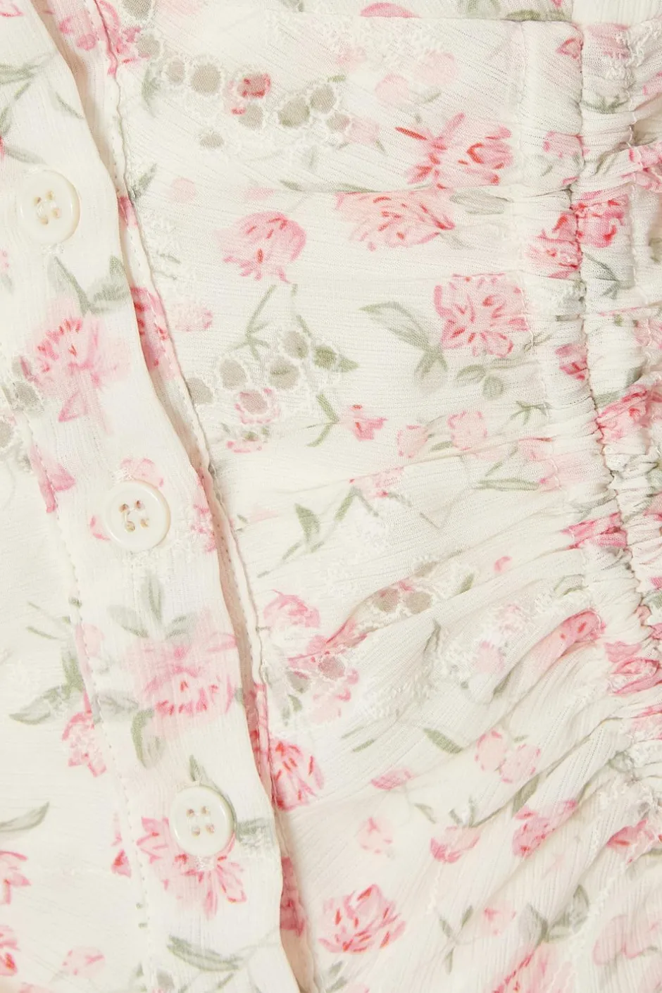 Quiz Floral Print Ruched Top Online