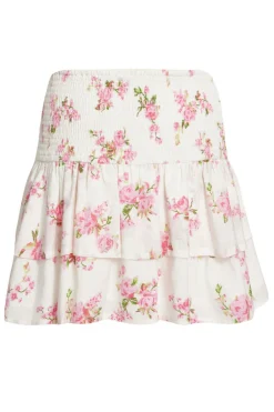 Quiz Floral Tiered Mini Skirt Discount