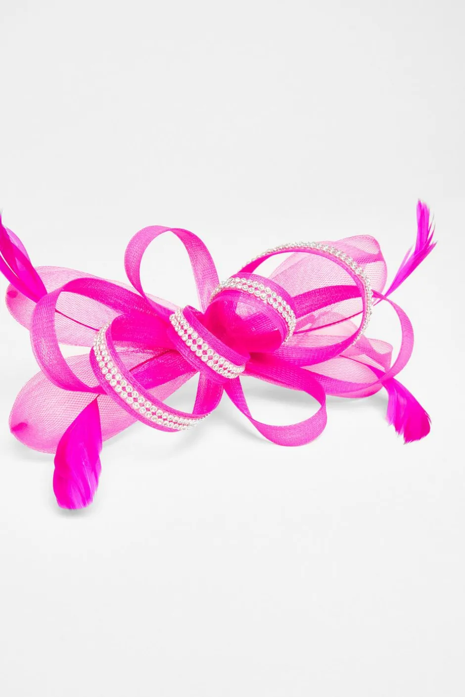 Quiz Diamante Bow Fascinator Fuchsia Sale