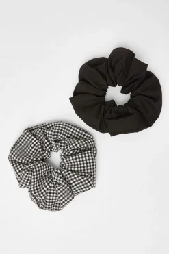 Quiz Gingham Scrunchie Set Sale