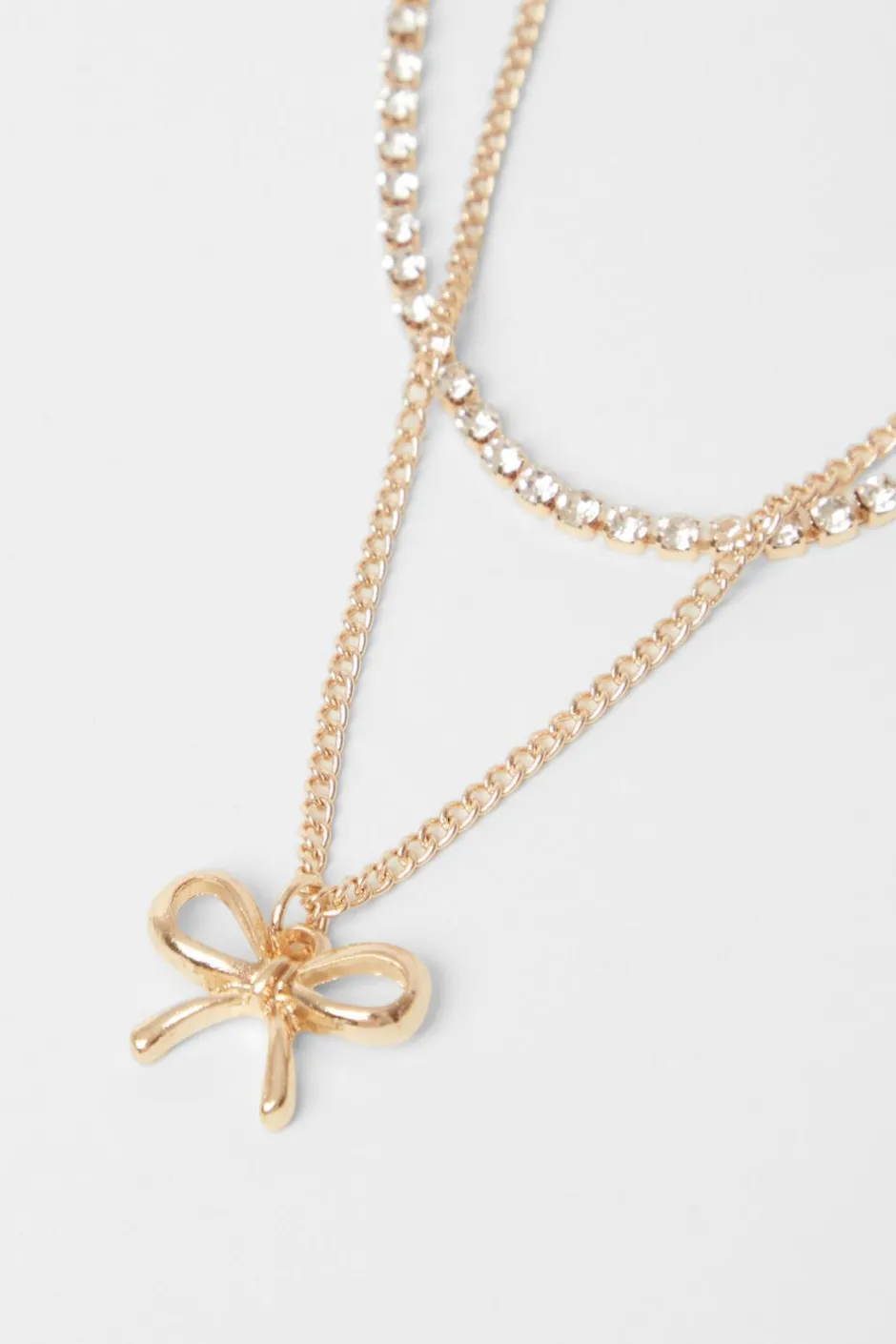 Quiz Bow Jewellery Set Gold Online