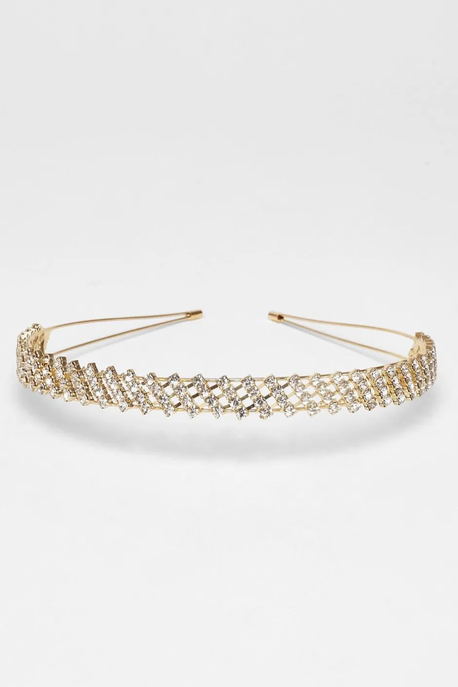 Quiz Gold Diamante Headband Sale