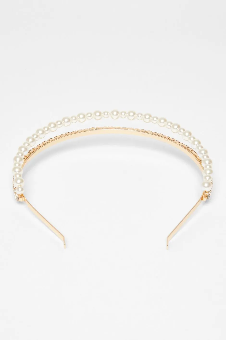 Quiz Gold Diamante Pearl Headband New