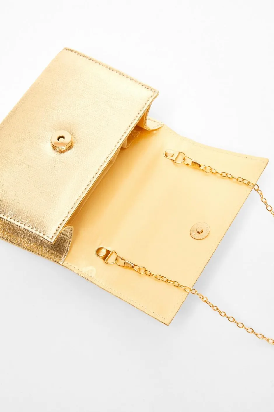 Quiz Gold Foil Top Handle Bag Discount