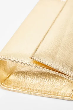 Quiz Gold Foil Top Handle Bag Discount