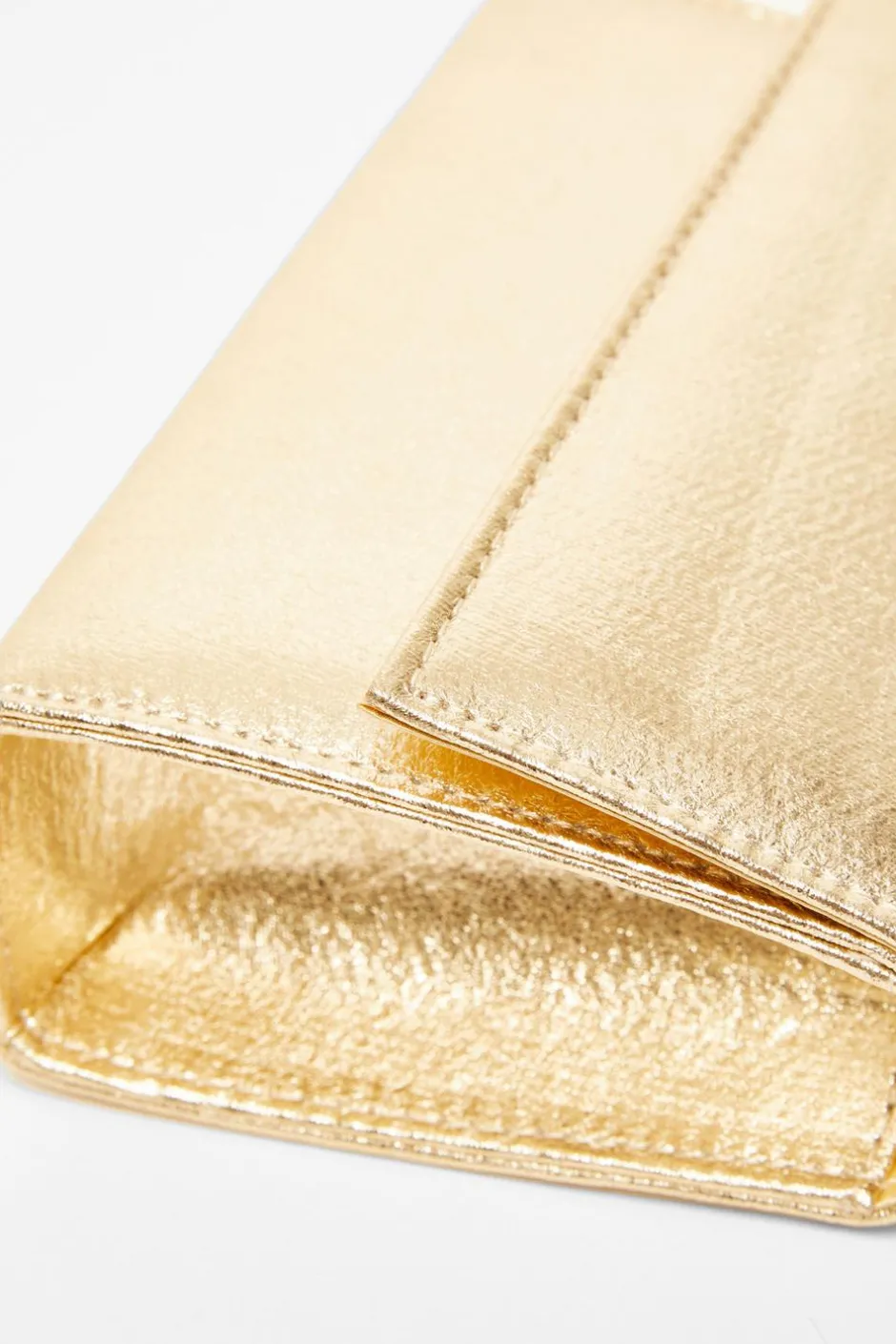 Quiz Gold Foil Top Handle Bag Discount