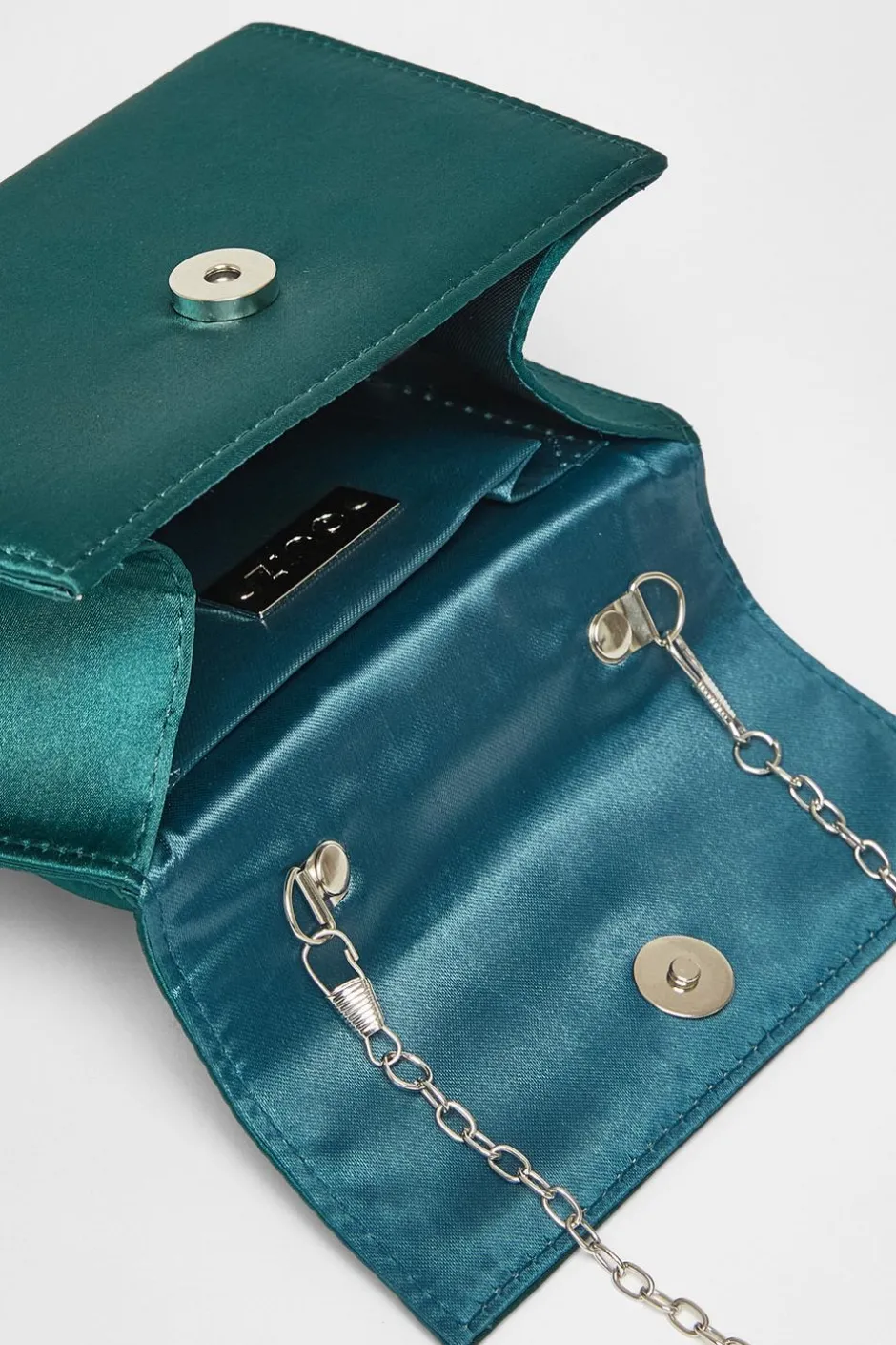 Quiz Bow Trim Top Handle Bag Green Discount