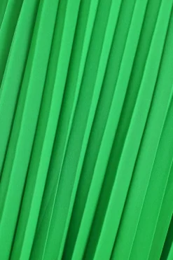 Quiz Green Chiffon Pleated Maxi Dress New