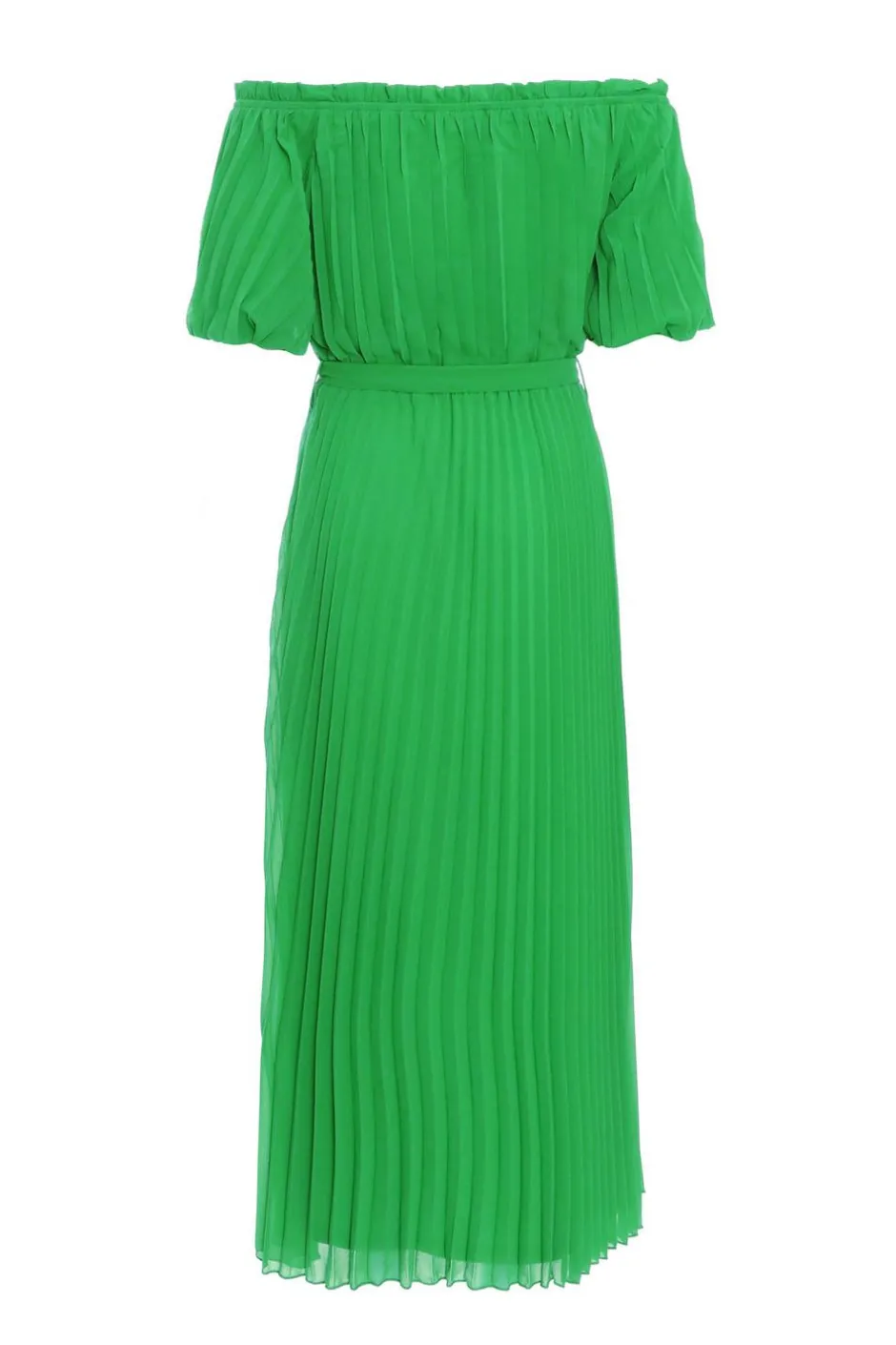 Quiz Green Chiffon Pleated Midi Dress Best