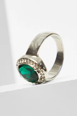 Quiz Green Circle Jewel Ring Hot