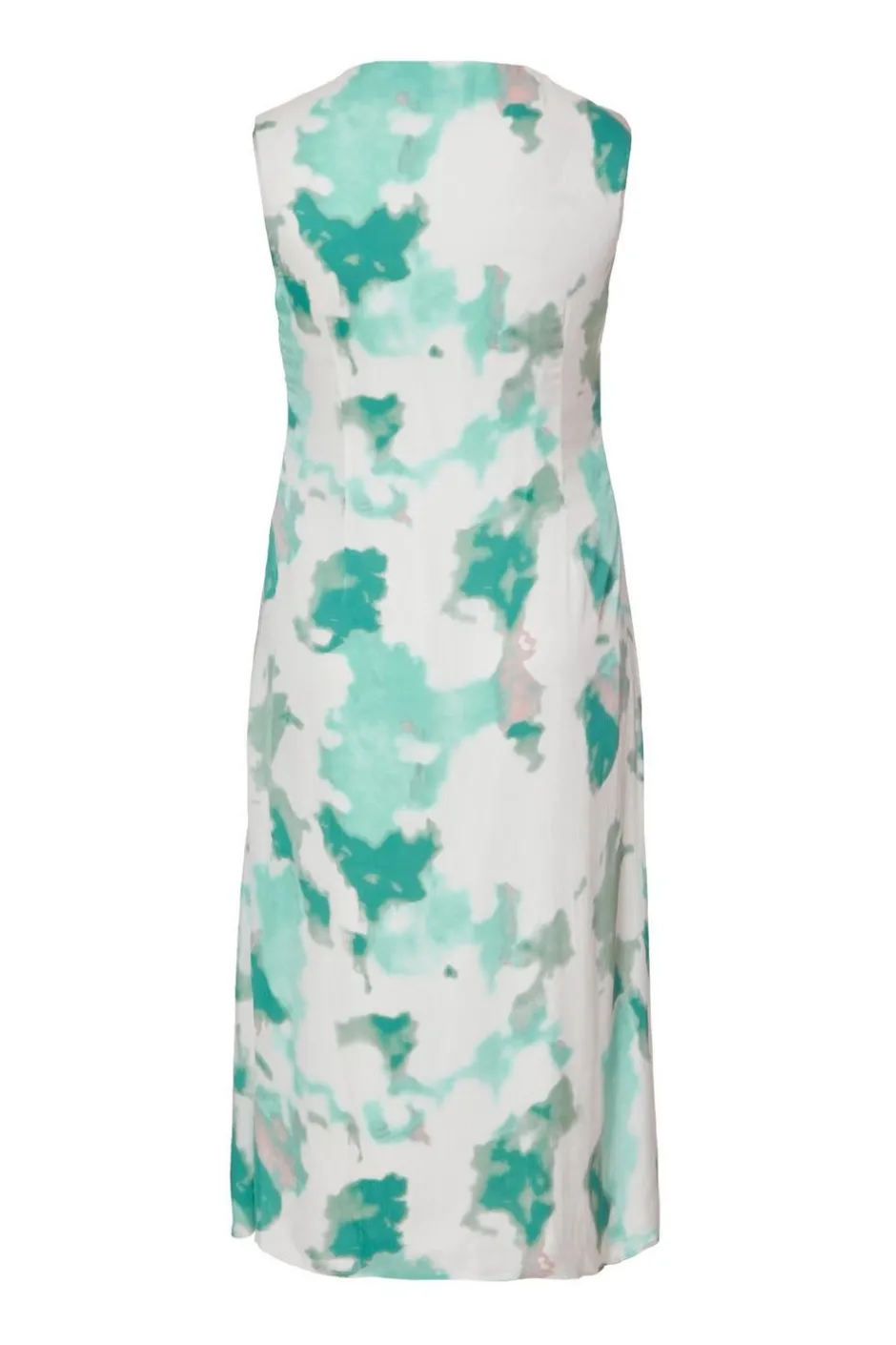 Quiz Green Curve Satin Marble Midaxi Dress