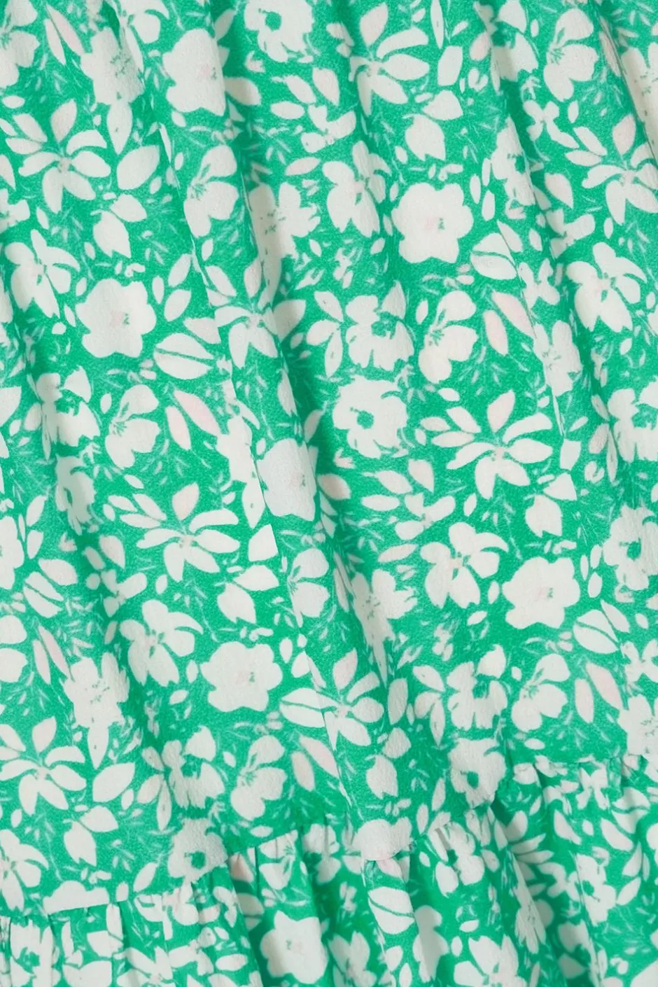 Quiz Floral Print Midi Dress Green Outlet