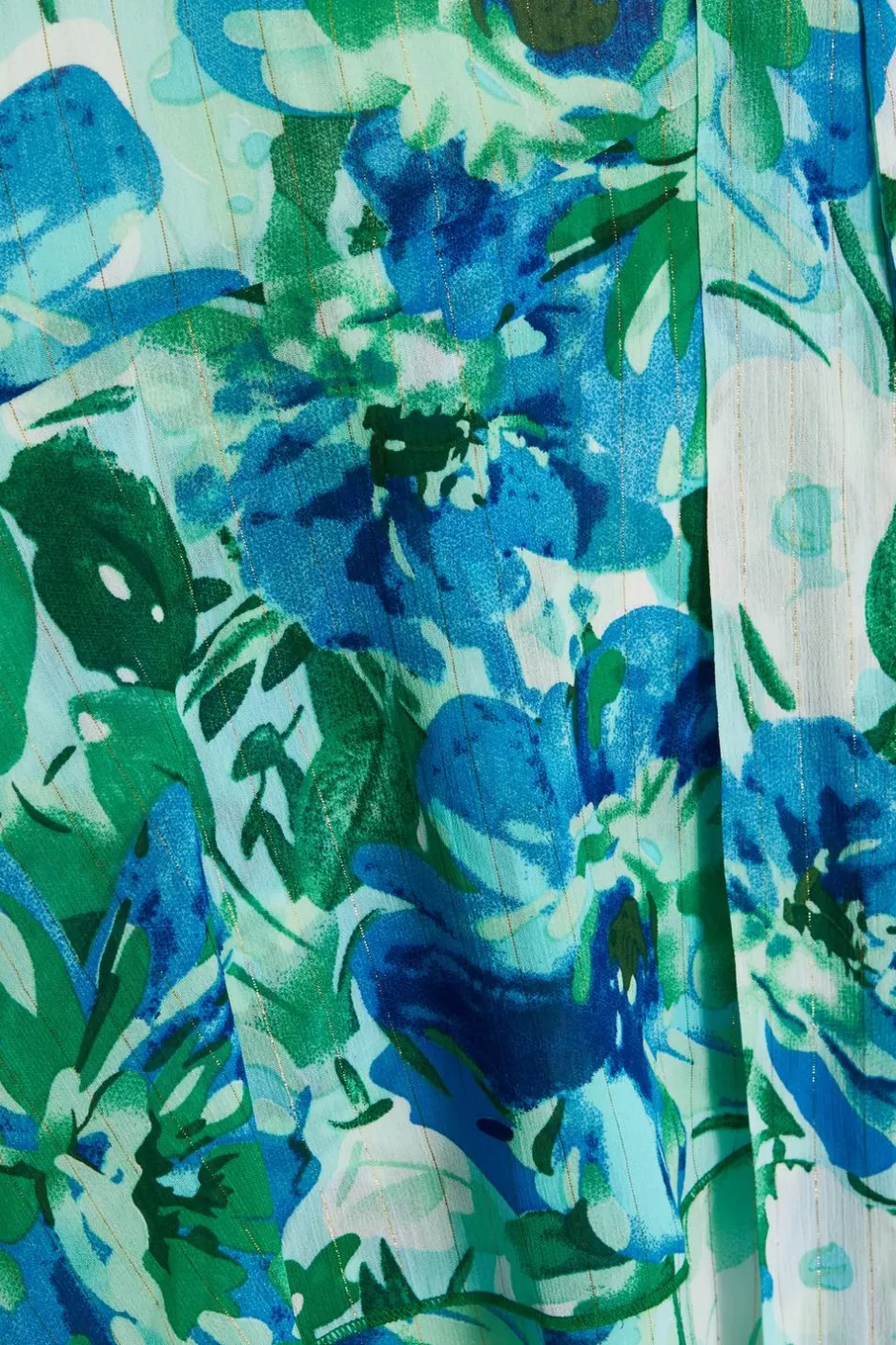 Quiz Green Floral Wrap Chiffon Skater Dress New
