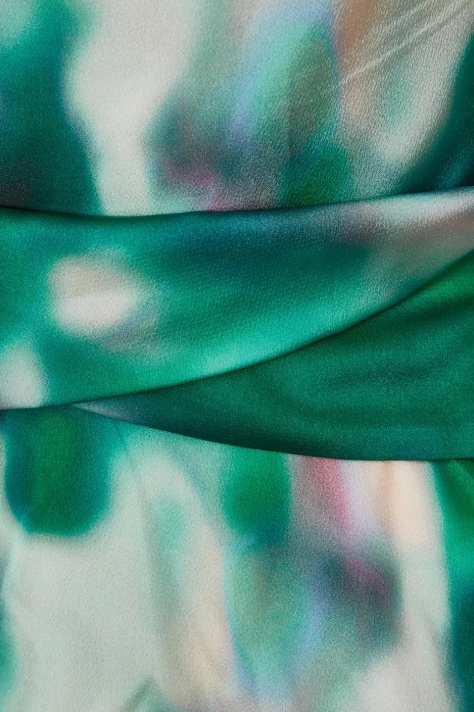 Quiz Green Marble Print Tiered Playsuit New
