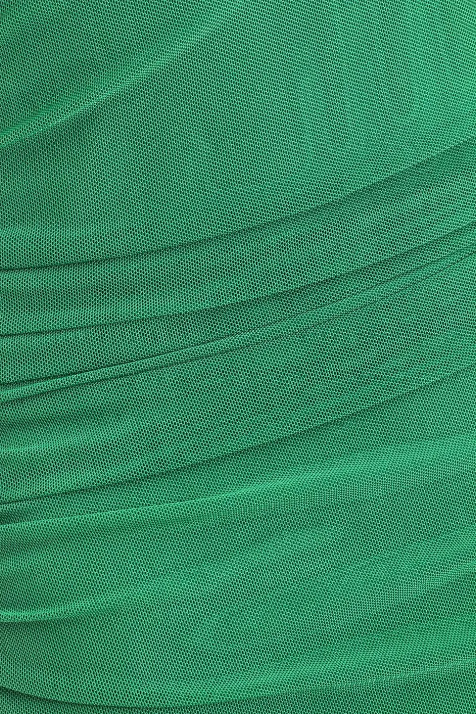 Quiz Green Mesh Ruched Bodycon Midaxi Dress New