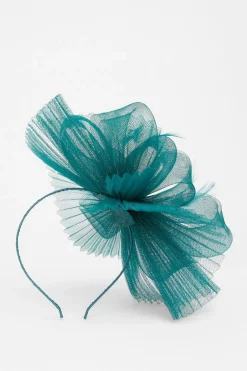 Quiz Pleated Headband Fascinator Green Best