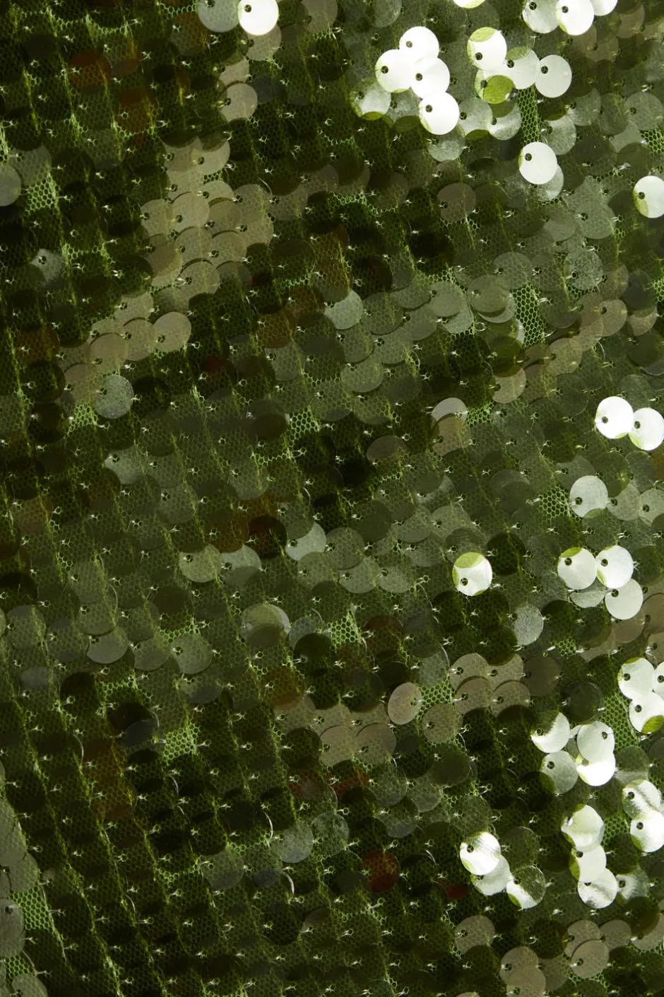 Quiz Sequin Cowl Mini Dress Green New