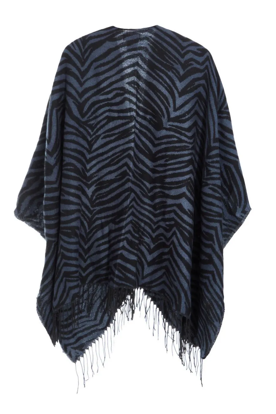 Quiz Grey Animal Print Cape New