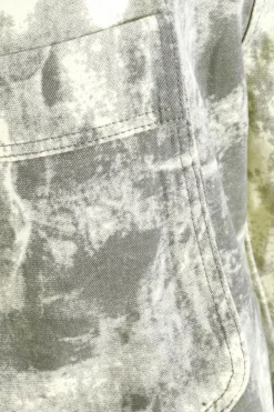 Quiz Grey Camo Print Cargo Trouser New