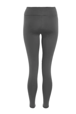 Quiz Crossover Waist Leggings Grey Clearance