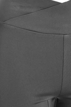 Quiz Crossover Waist Leggings Grey Clearance