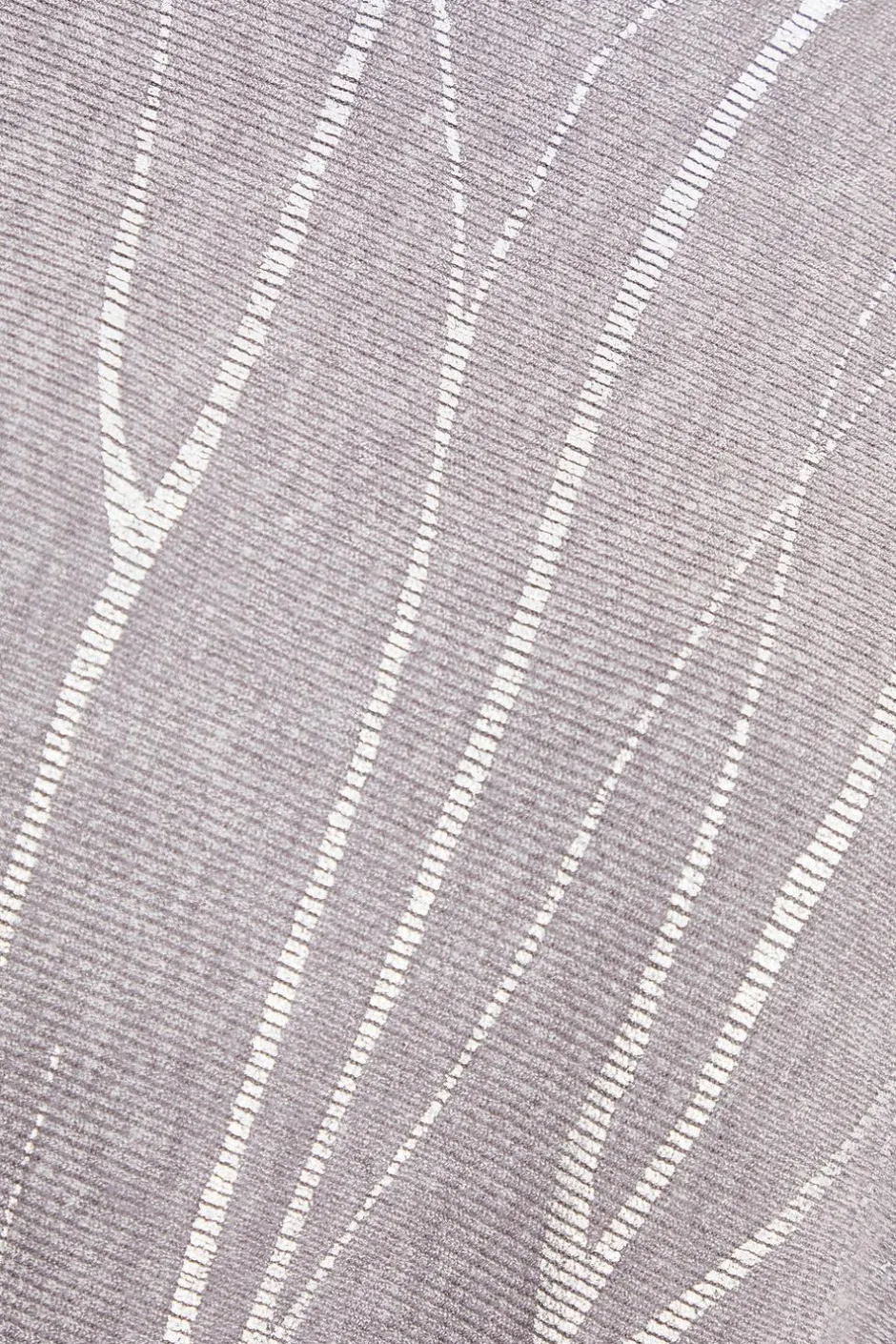 Quiz Knit Foil Detail Jumper Grey Discount
