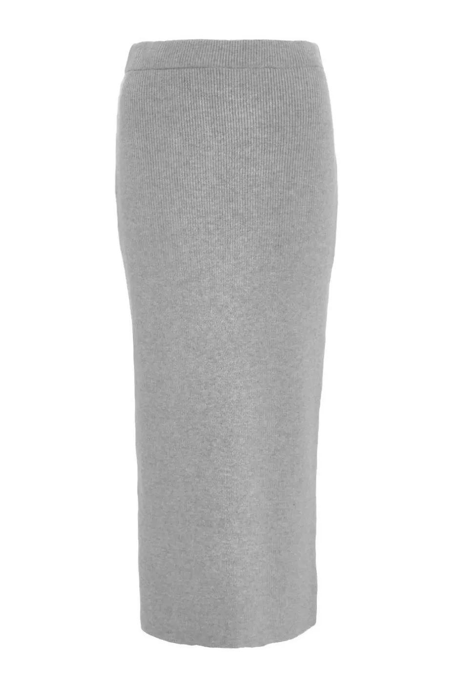 Quiz Knit Midaxi Skirt Grey Discount
