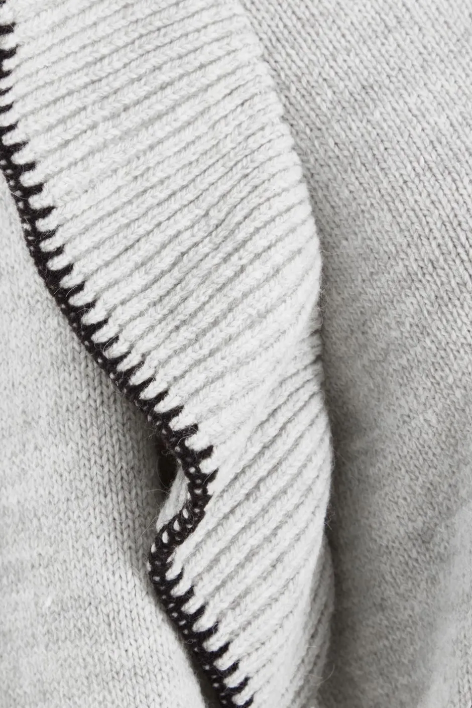 Quiz Knitted Frill Sleeve Jumper Grey Hot
