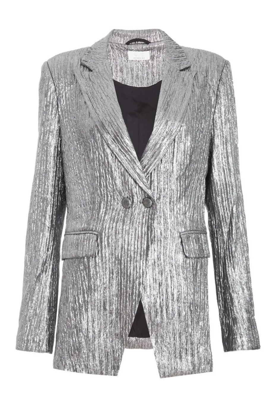 Quiz Grey Metallic Blazer