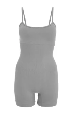 Quiz Seamless Playsuit Grey Online