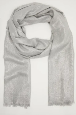 Quiz Shimmer Scarf Grey
