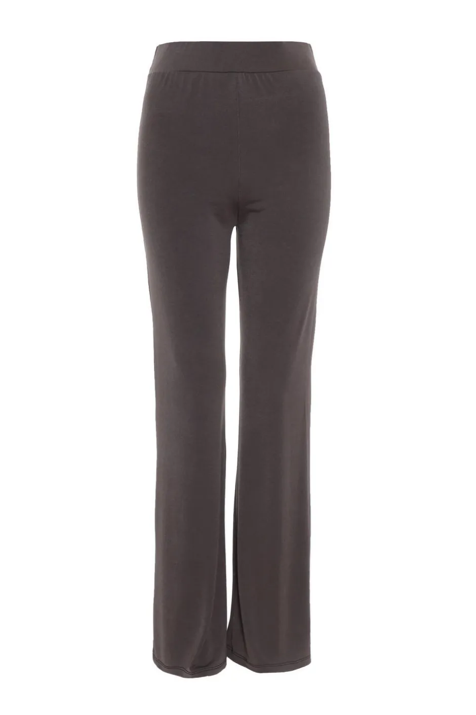 Quiz Grey Stretch Wide Leg Trousers Best