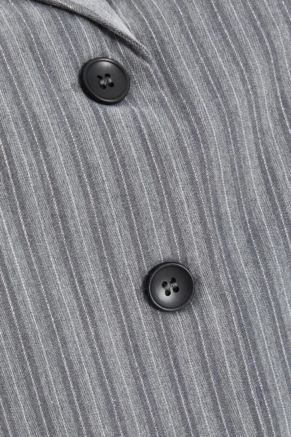 Quiz Grey Stripe Halterneck Waistcoat Discount