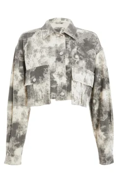 Quiz Grey Tie Dye Jacket New