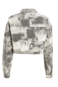 Quiz Grey Tie Dye Jacket New