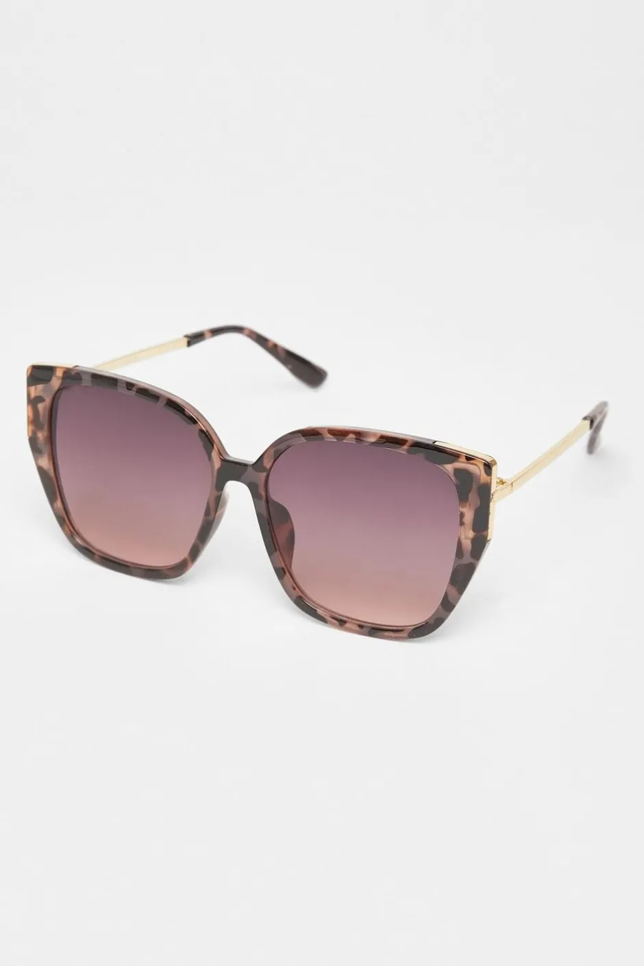 Quiz Tortoiseshell Cat Eye Sunglasses Grey Hot