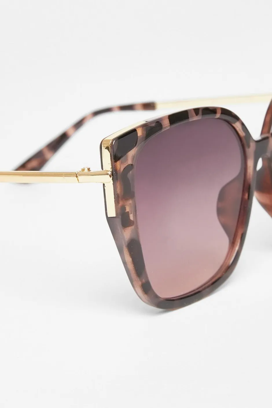 Quiz Tortoiseshell Cat Eye Sunglasses Grey Hot