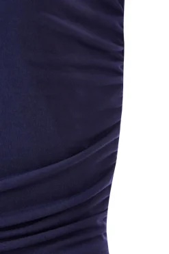 Quiz Indigo Buckle Detail Cropped Top Outlet