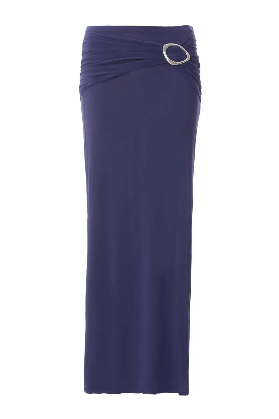 Quiz Indigo Buckle Detail Maxi Skirt Hot