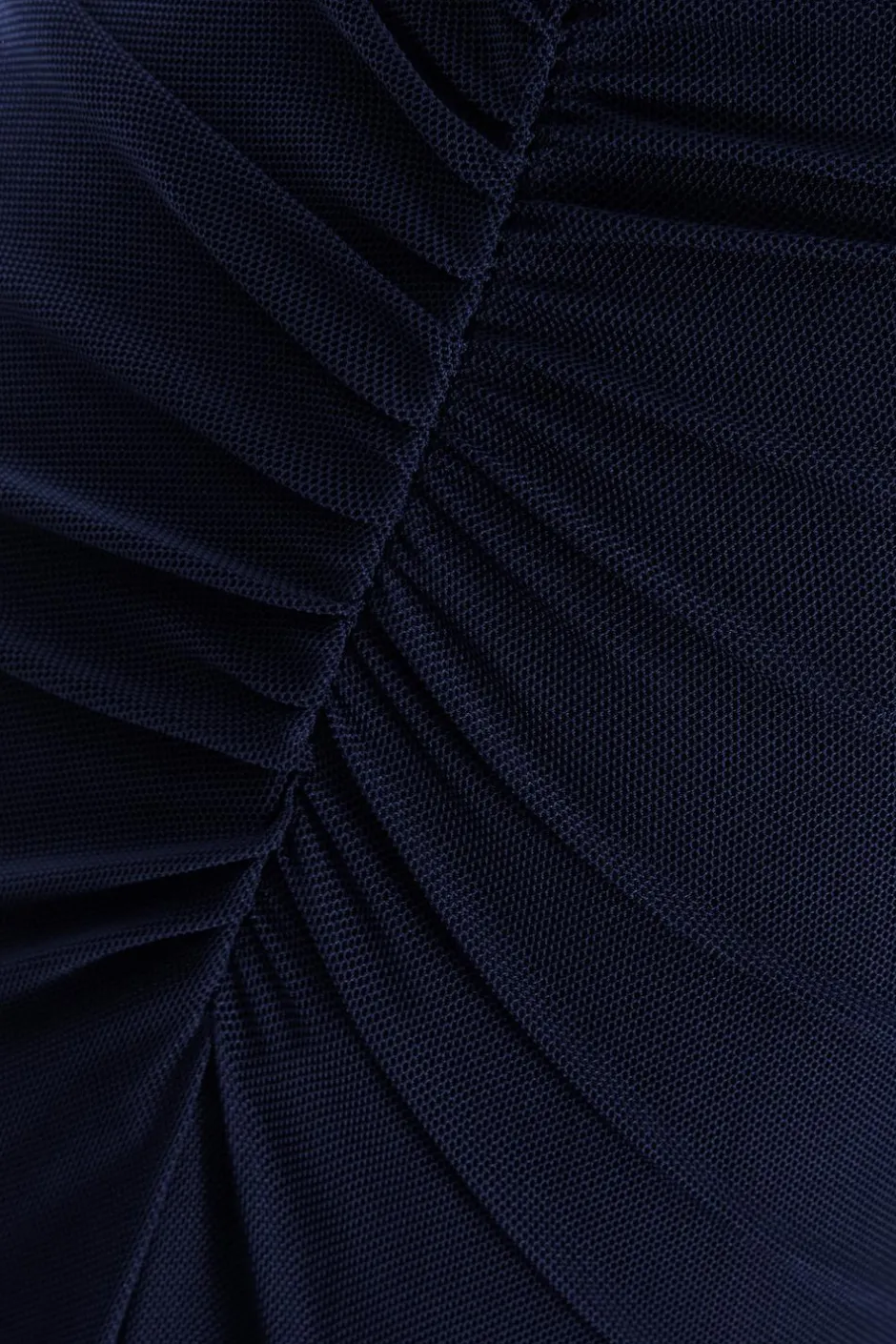 Quiz Indigo Mesh Ruched Midaxi Dress Online