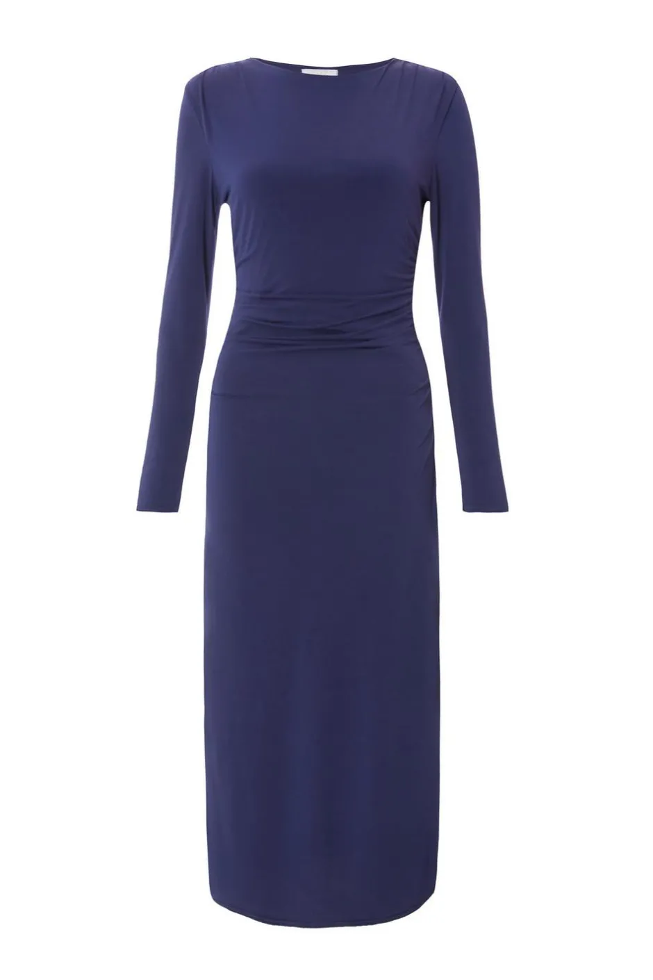 Quiz Ruched Midaxi Dress Indigo Best