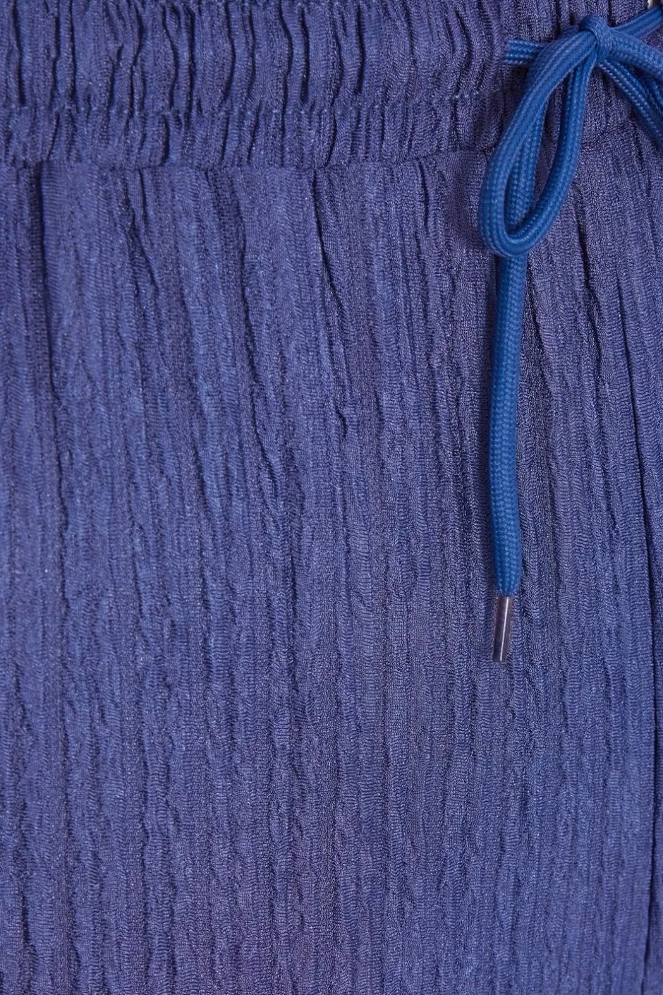 Quiz Textured Palazzo Trousers Indigo Online