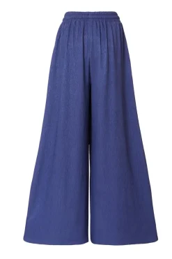 Quiz Indigo Wide Leg Trousers New
